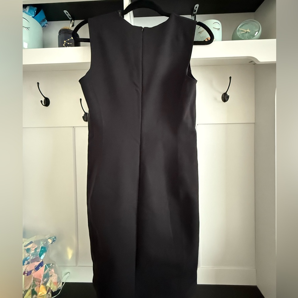 Theory Classic Black Midi Dress - Picture 4 of 7